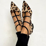 Bridget | Mint Leopard Print Ballet Flats