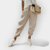 Helga | Divatos Vászon Nadrág Szabadidőre