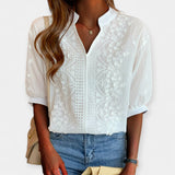 Aura | Széles Ujjú Blúz" could be rewritten as "Aura | Oversized Sleeve Blouse.