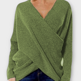 Heidi | Cross-Back Knit Sweater