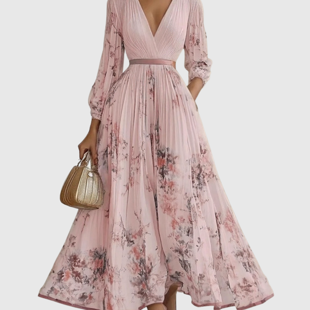 "Siena | Elegáns Plissé Maxi Ruha" can be rewritten as "Siena | Stílusos Plissé Maxi Ruha".