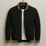 William | SUVE BOMBER JACKET WITH RIBBED DETAILS