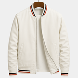 William | SUVE BOMBER JACKET WITH RIBBED DETAILS