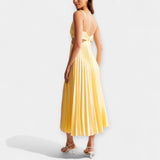 Adriana | Plissé Maxi Dress