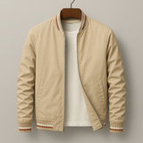 William | SUVE BOMBER JACKET WITH RIBBED DETAILS