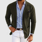 Edvin | MEESTELE LUXURY BLAZER IN LEATHER-LIKE FABRIC