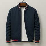 William | SUVE BOMBER JACKET WITH RIBBED DETAILS