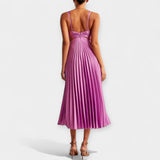 Adriana | Plissé Maxi Dress