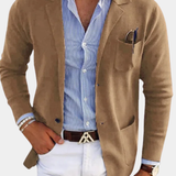 Edvin | MEESTELE LUXURY BLAZER IN LEATHER-LIKE FABRIC