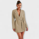 Zélia | V-Neck Blazer Dress