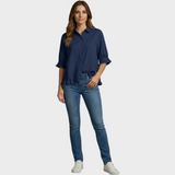 Frieda | Ruffled Cotton Shirt