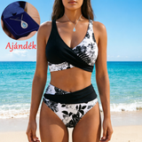 🌸🌿 Emeld ki az alakod – Női virágmintás, magas derekú bikini szett (EU S-XL) – Utánvétes szállítás 🌊👙