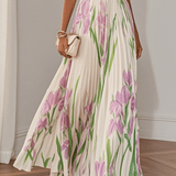 Yara | Maxi Dress with Pleated Fabric