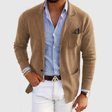 Edvin | MEESTELE LUXURY BLAZER IN LEATHER-LIKE FABRIC