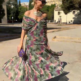 Louise | Elegáns V-nyakú Maxi Ruha