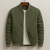 William | SUVE BOMBER JACKET WITH RIBBED DETAILS