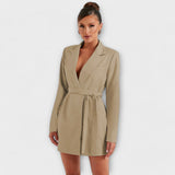 Zélia | V-Neck Blazer Dress