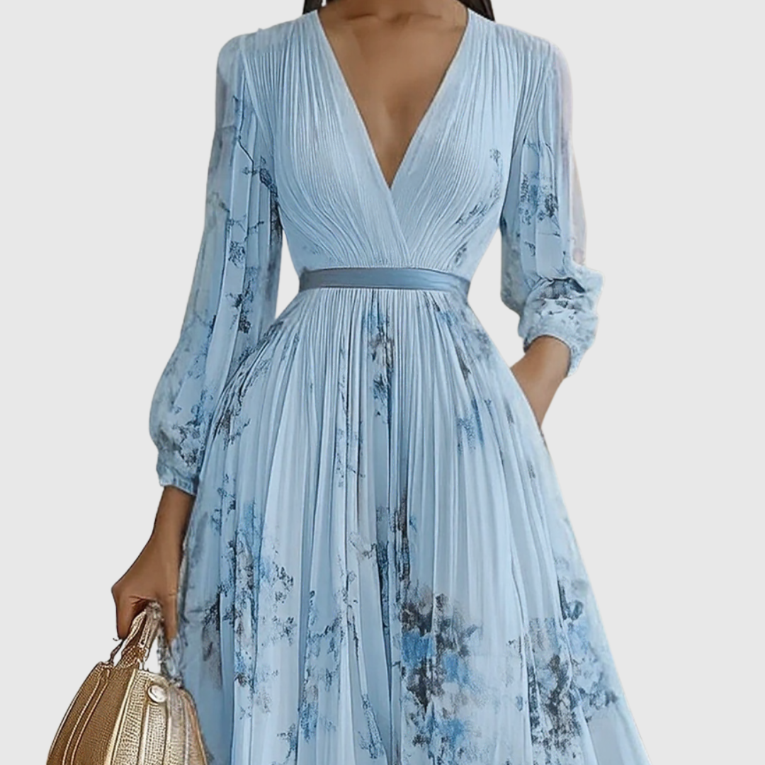 "Siena | Elegáns Plissé Maxi Ruha" can be rewritten as "Siena | Stílusos Plissé Maxi Ruha".