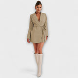 Zélia | V-Neck Blazer Dress