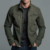 Gertrud | Retro Cotton Zip-Up Jacket