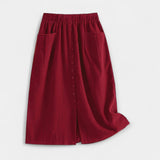 Talia | Retro Midi Skirt