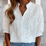 Aura | Széles Ujjú Blúz" could be rewritten as "Aura | Oversized Sleeve Blouse.