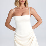 Ivory A-Line Mini Dress