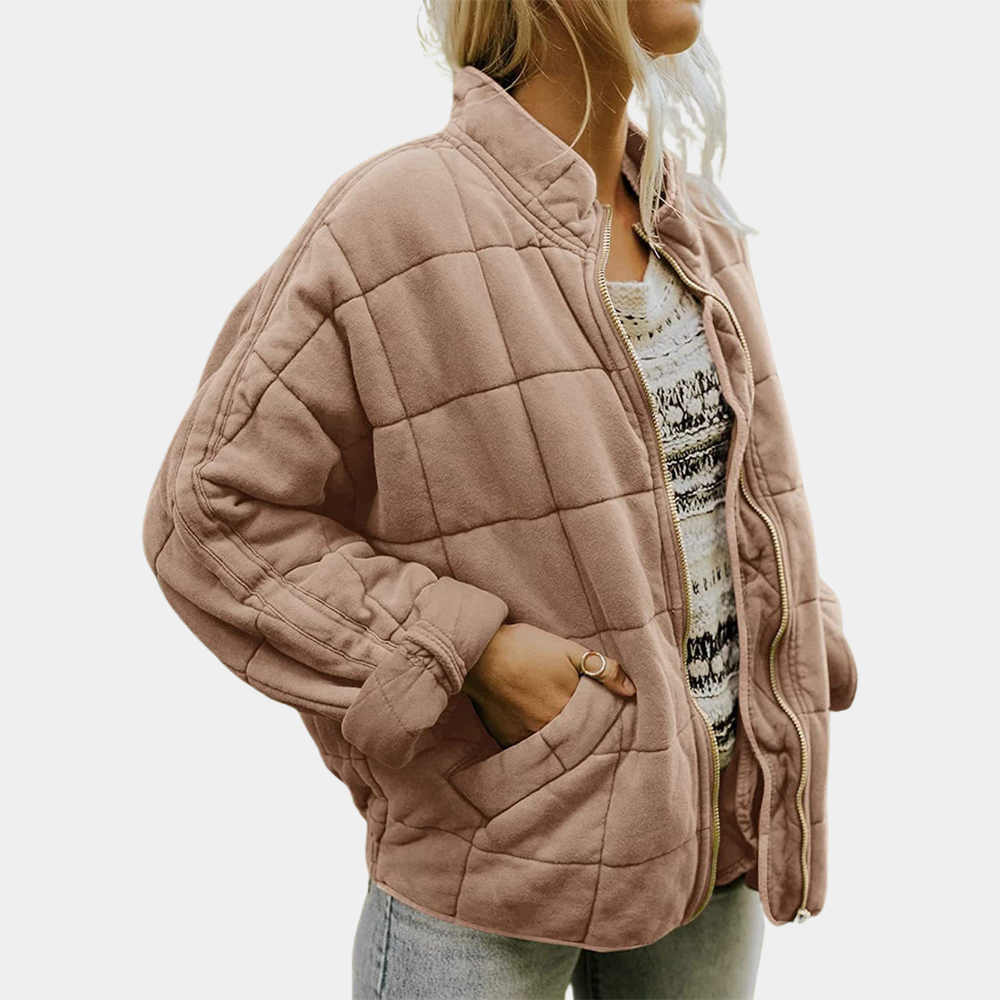 Tiina | Elegáns és kényelmes steppelt kabát
