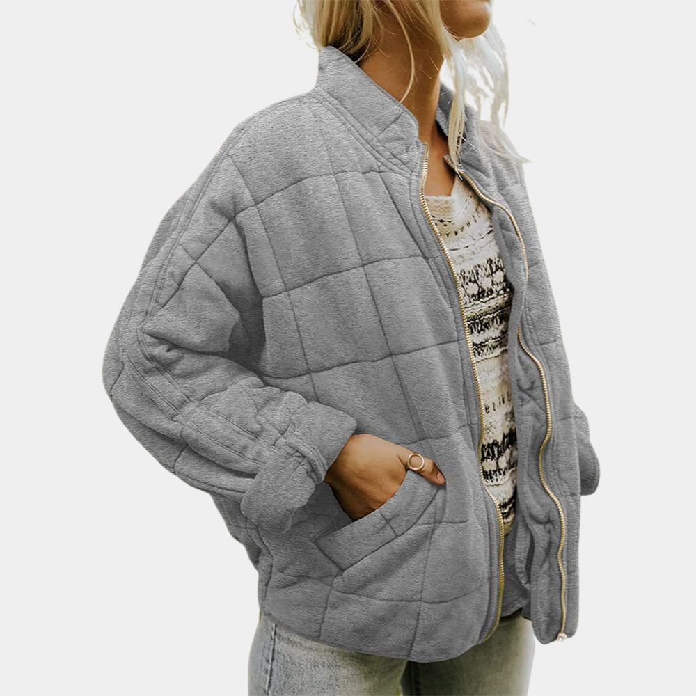 Tiina | Elegáns és kényelmes steppelt kabát