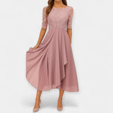 Elena | Elegáns Midi Ruha