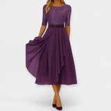 Elena | Elegáns Midi Ruha