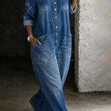 Sophia | Off-Shoulder Denim Dress