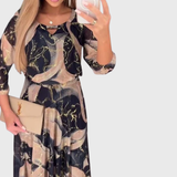 Chavelle | Elegantly Patterned Chiffon Dress