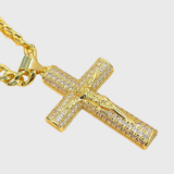 Crucielle | Kereszt medálos nyaklánc Jézussal