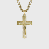 Crucielle | Kereszt medálos nyaklánc Jézussal