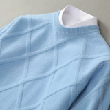 Norvald | Argyle Pattern Cashmere Sweater