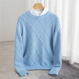 Norvald | Argyle Pattern Cashmere Sweater