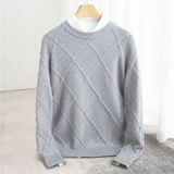 Norvald | Argyle Pattern Cashmere Sweater