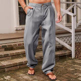 Niccolo | LAIAD LINASED PÜKSID" can be rewritten as "Niccolo | Loose Linen Trousers.