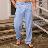 Niccolo | LAIAD LINASED PÜKSID" can be rewritten as "Niccolo | Loose Linen Trousers.