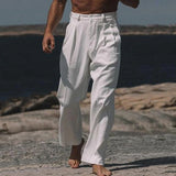 "Theo | LAIAD LINAPÜKSID" could be rewritten as "Theo | Wide Linen Trousers".