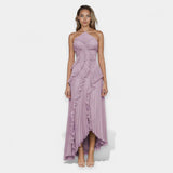 Aria | Lilla Midi Dress with Ruffles