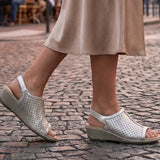 Hazel | Elegáns Fénylő Platina Fém