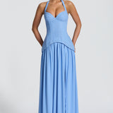 Almira Maxi Dress - Powder Blue