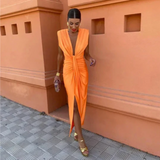 Sterra | Elegáns Plissé Dress