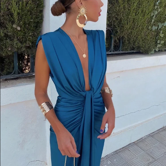 Sterra | Elegáns Plissé Dress