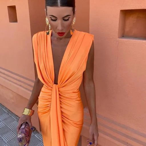 Sterra | Elegáns Plissé Dress