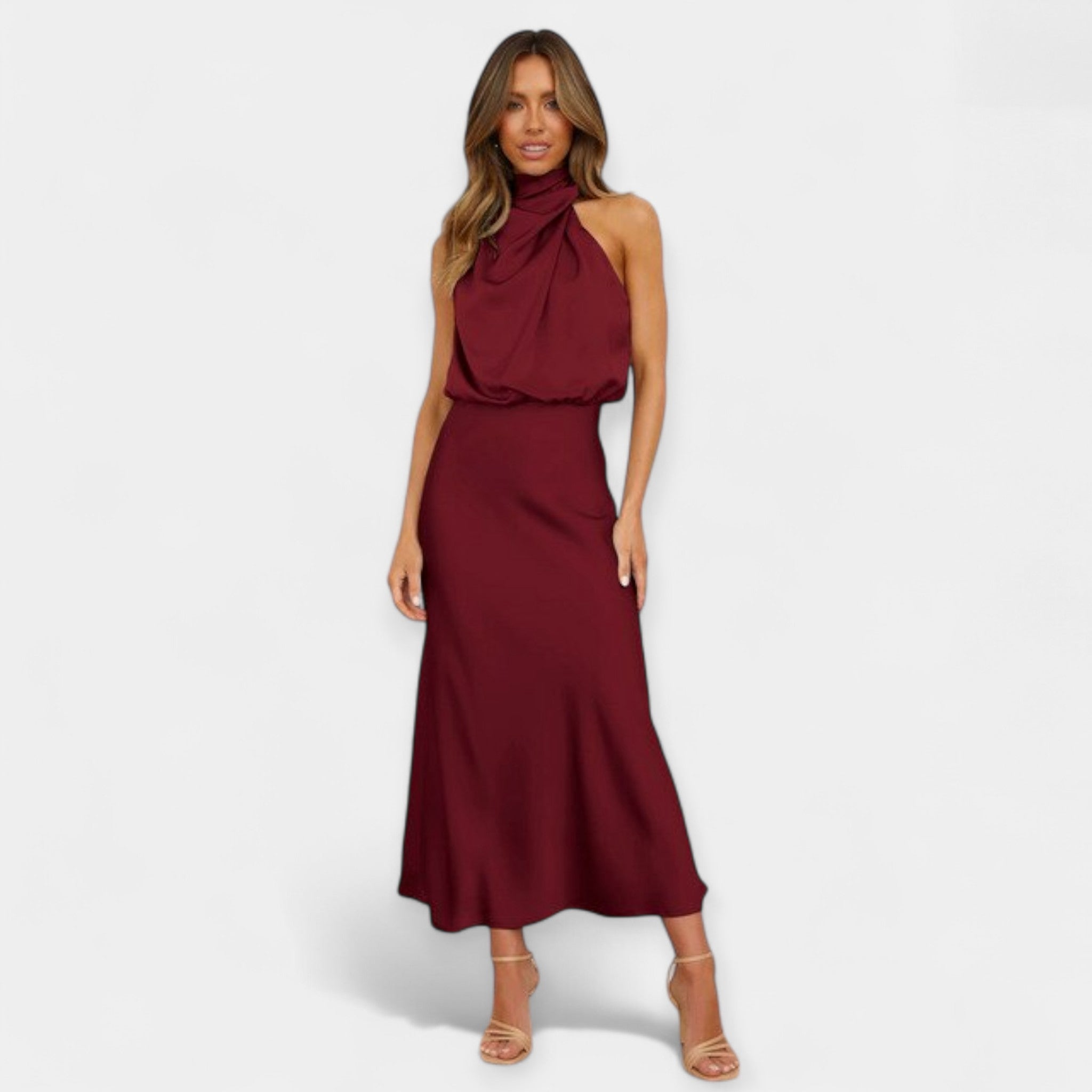 Zoe | Maxi Dress with Strappy Shoulders