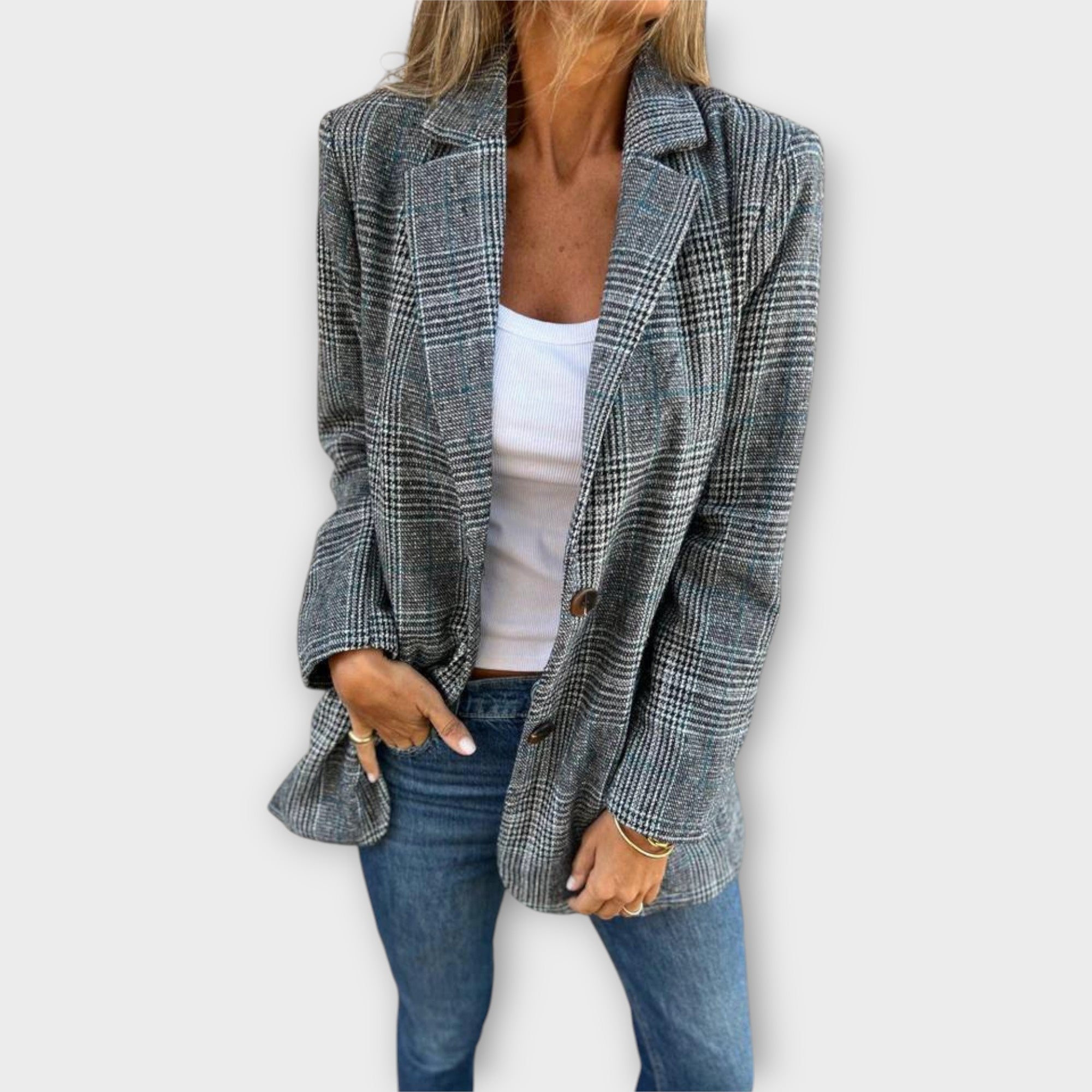 Tiina | Klasszikus dizájnú elegáns zakó