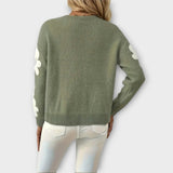 Silke | Cozy Floral Pattern Sweater
